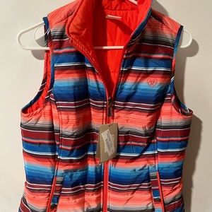 Ariat multi colored vest women’s medium